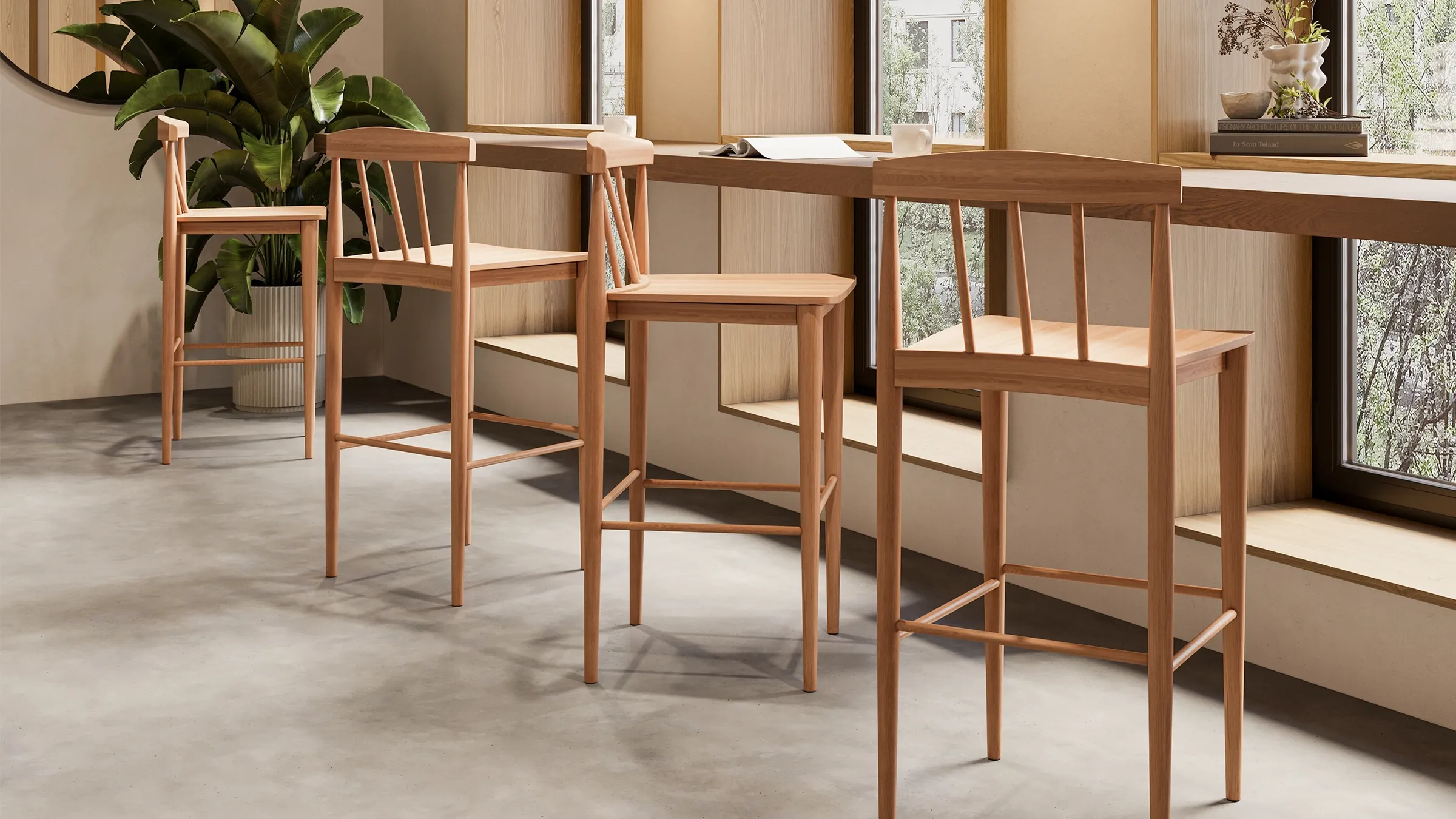 Stool 02 in a furnished room