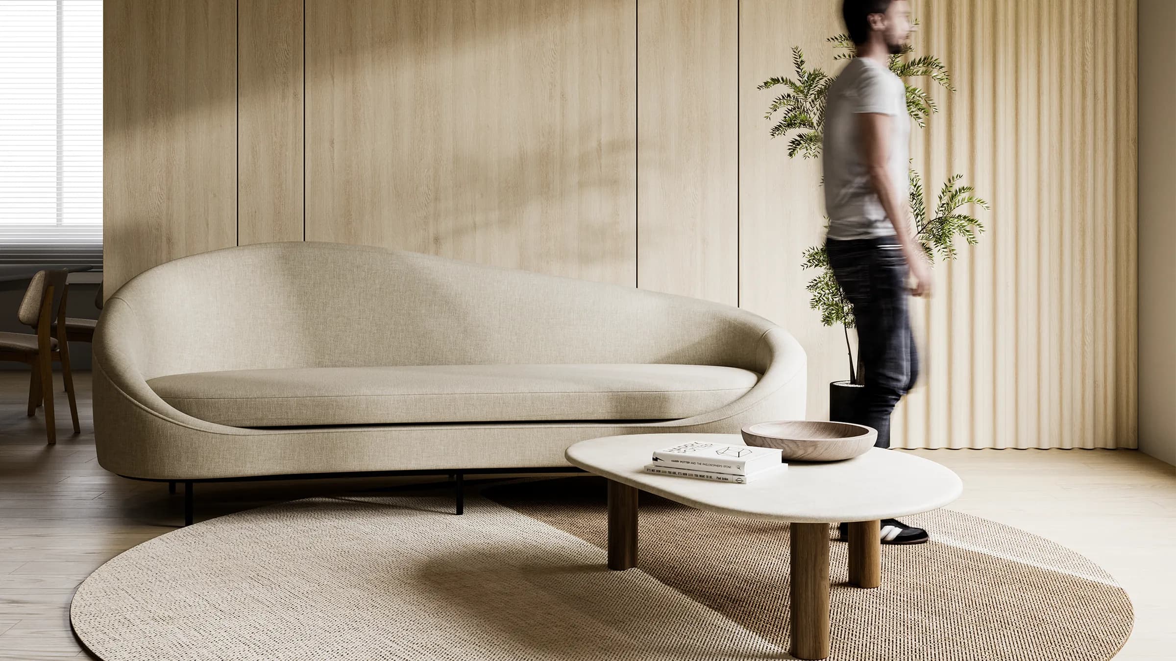 Sofa 03 in a furnished room