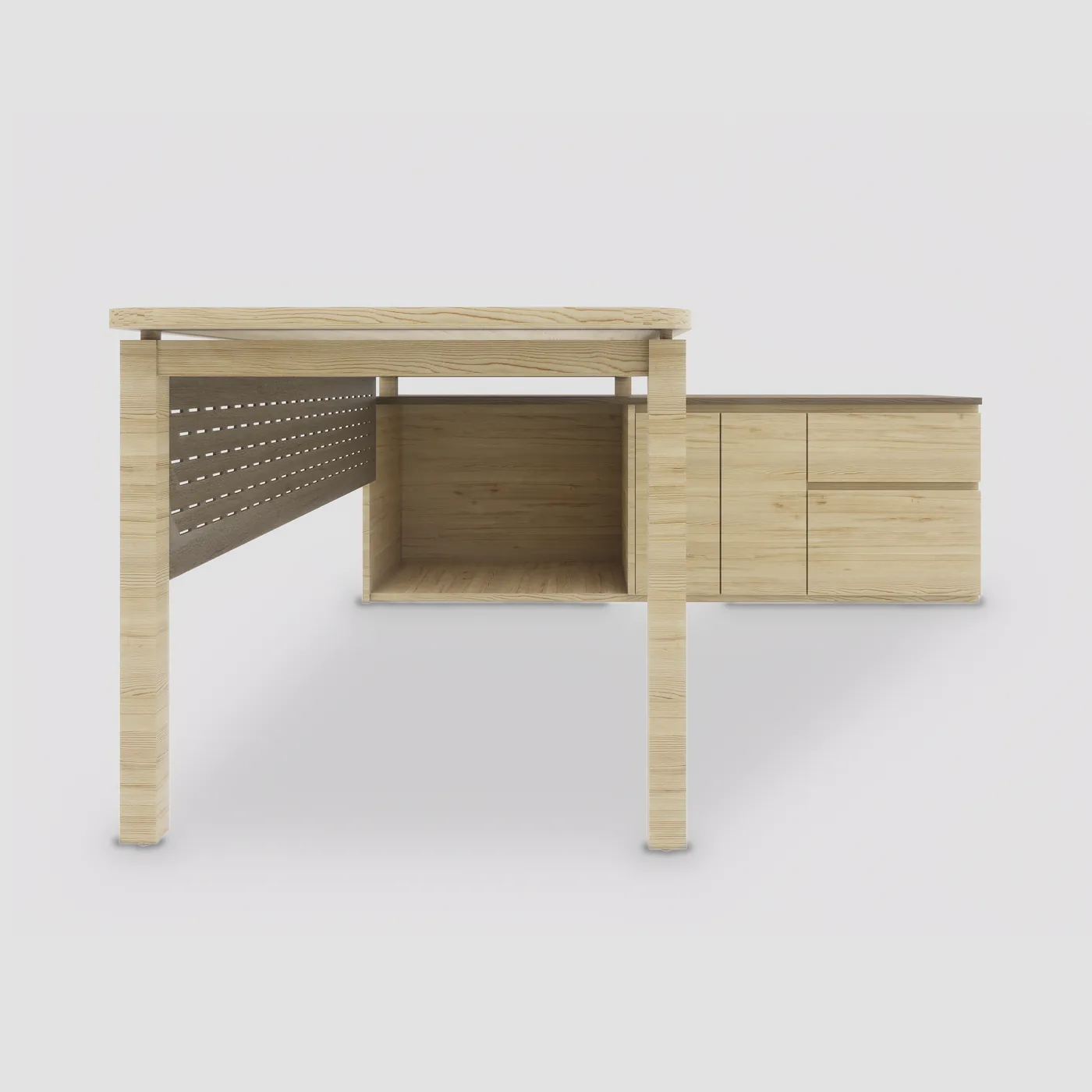 Desk 03, side view