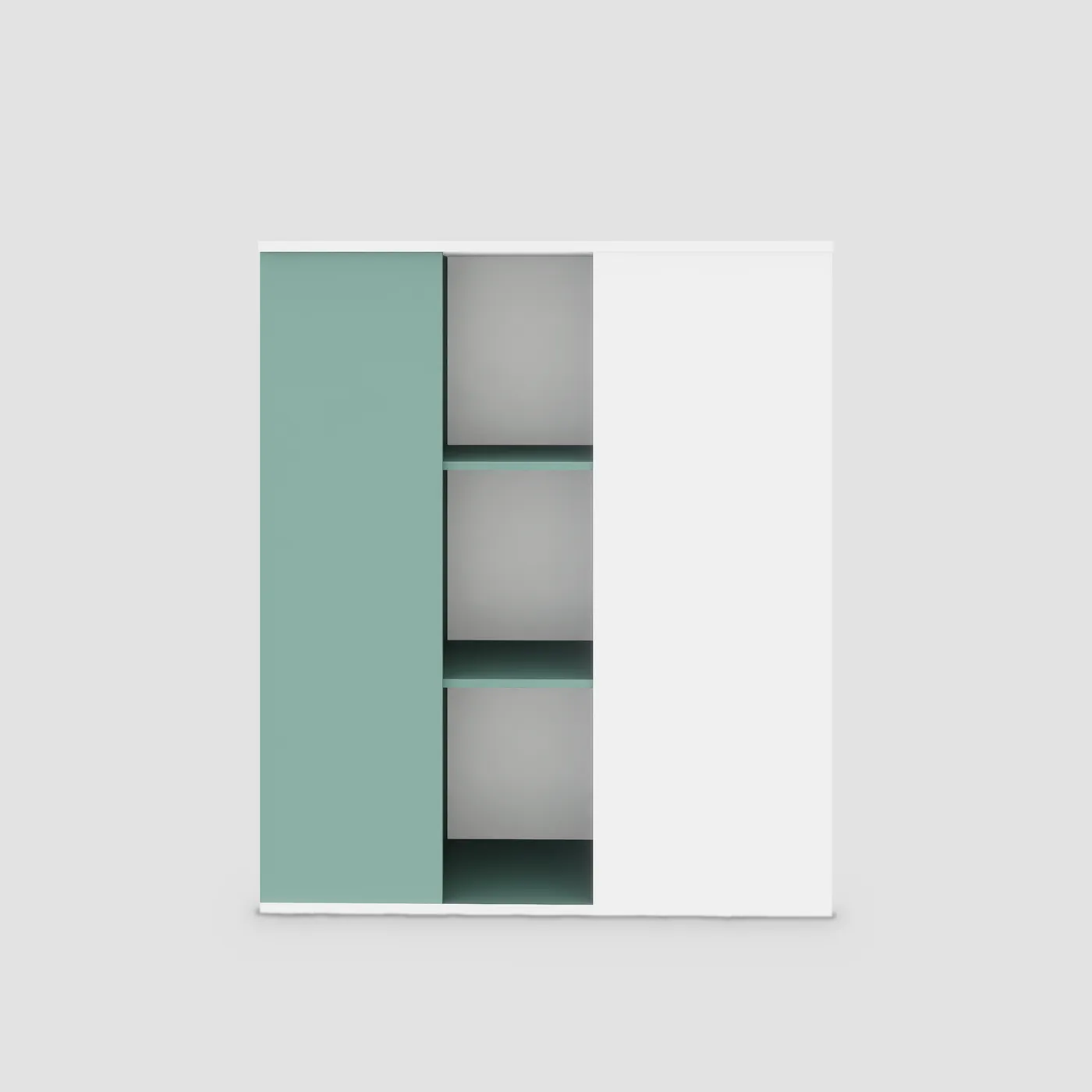 Cabinet 01, narrow unit, front